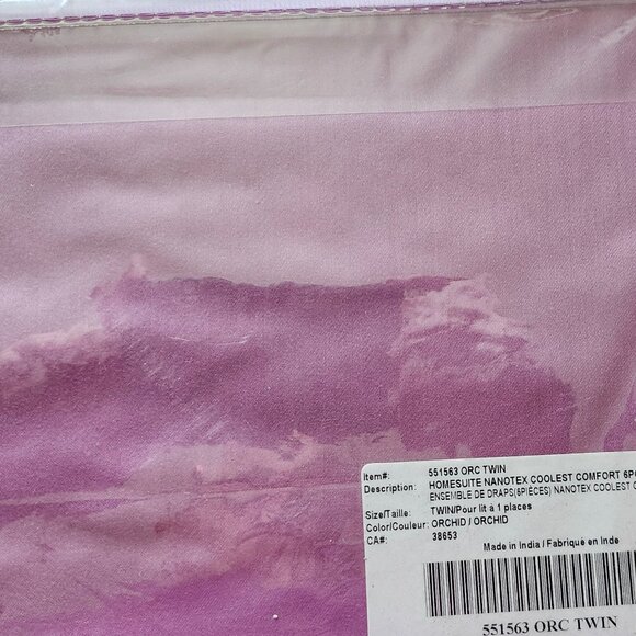 Homesuite 800 TC Nanotex Coolest Comfort 6 piece Sheet Set Twin Orchard - Picture 2 of 3